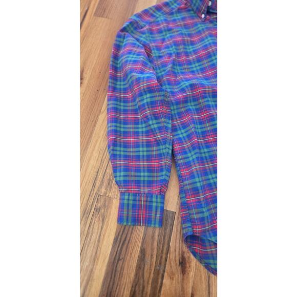 Vintage GAP Plaid Shirt Men's Small Checkered Late 1990's Y2K Preppy EUC - Picture 2 of 9